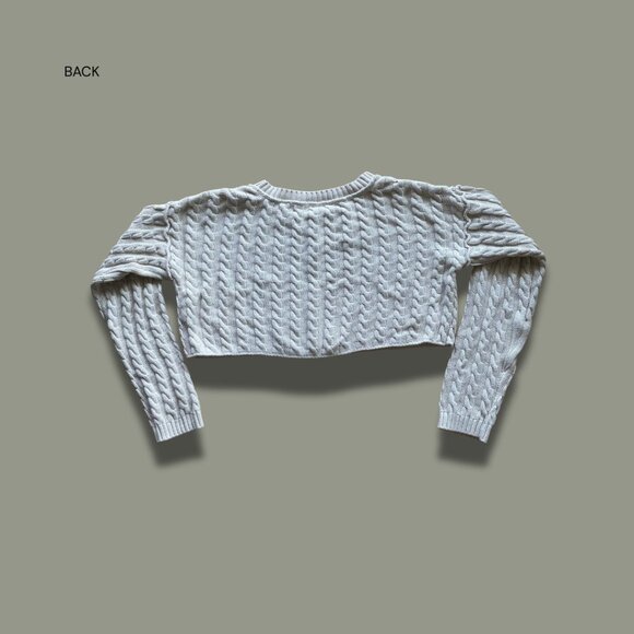 Knit Cropped Sweater - Picture 4 of 4